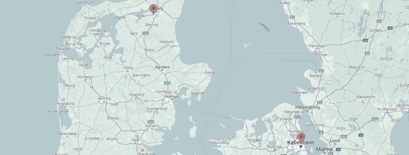 Se hvor du kan besøge Kompetent i Danmark